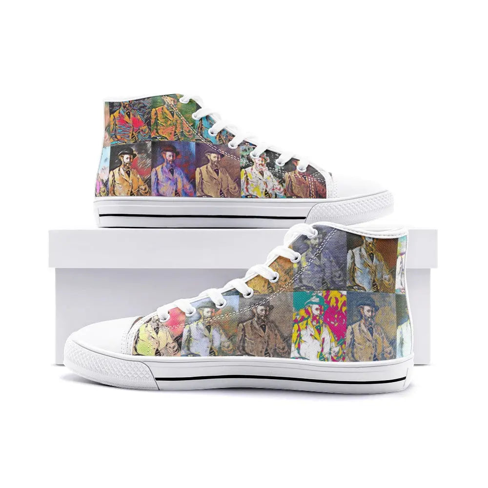 High top sneakers - School of painting - Edouard Manet Printy6