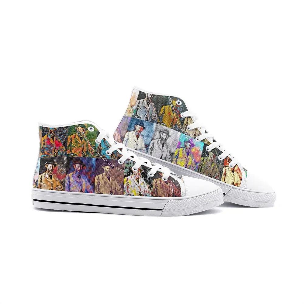 High top sneakers - School of painting - Edouard Manet Printy6