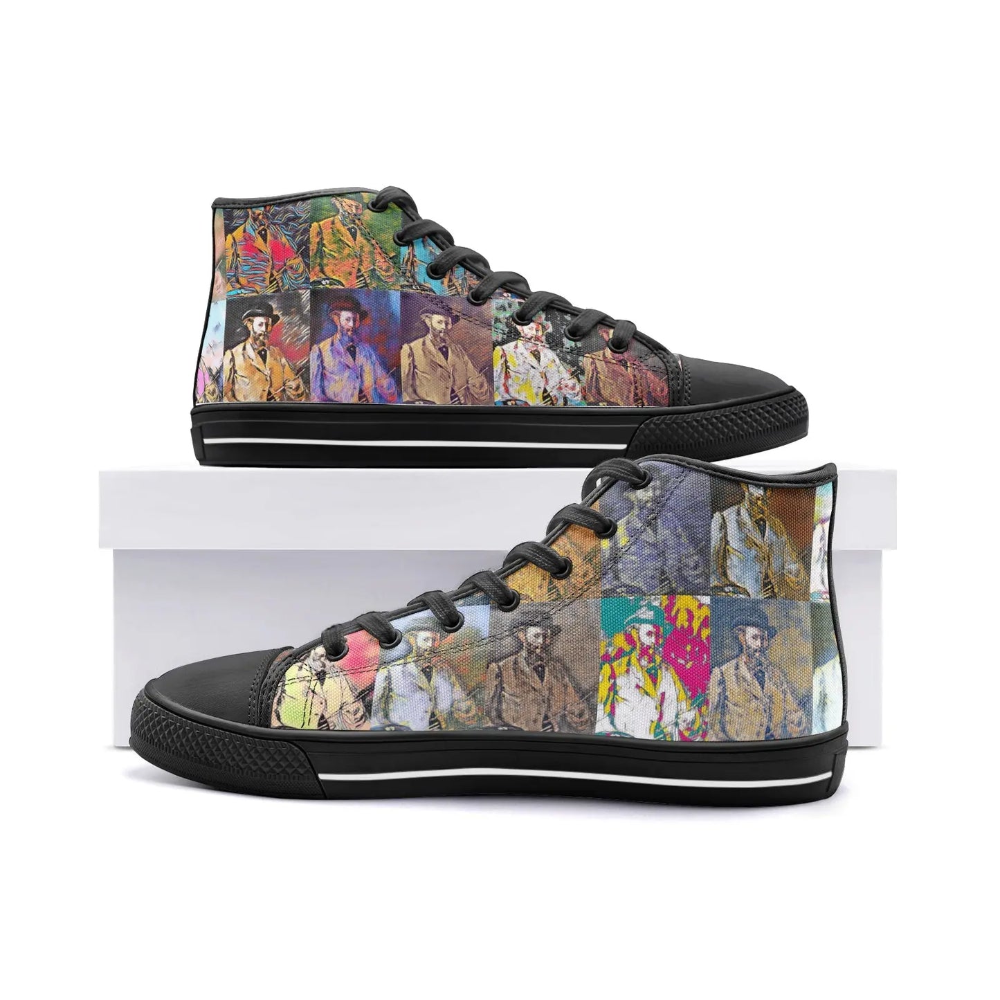 High top sneakers - School of painting - Edouard Manet Printy6