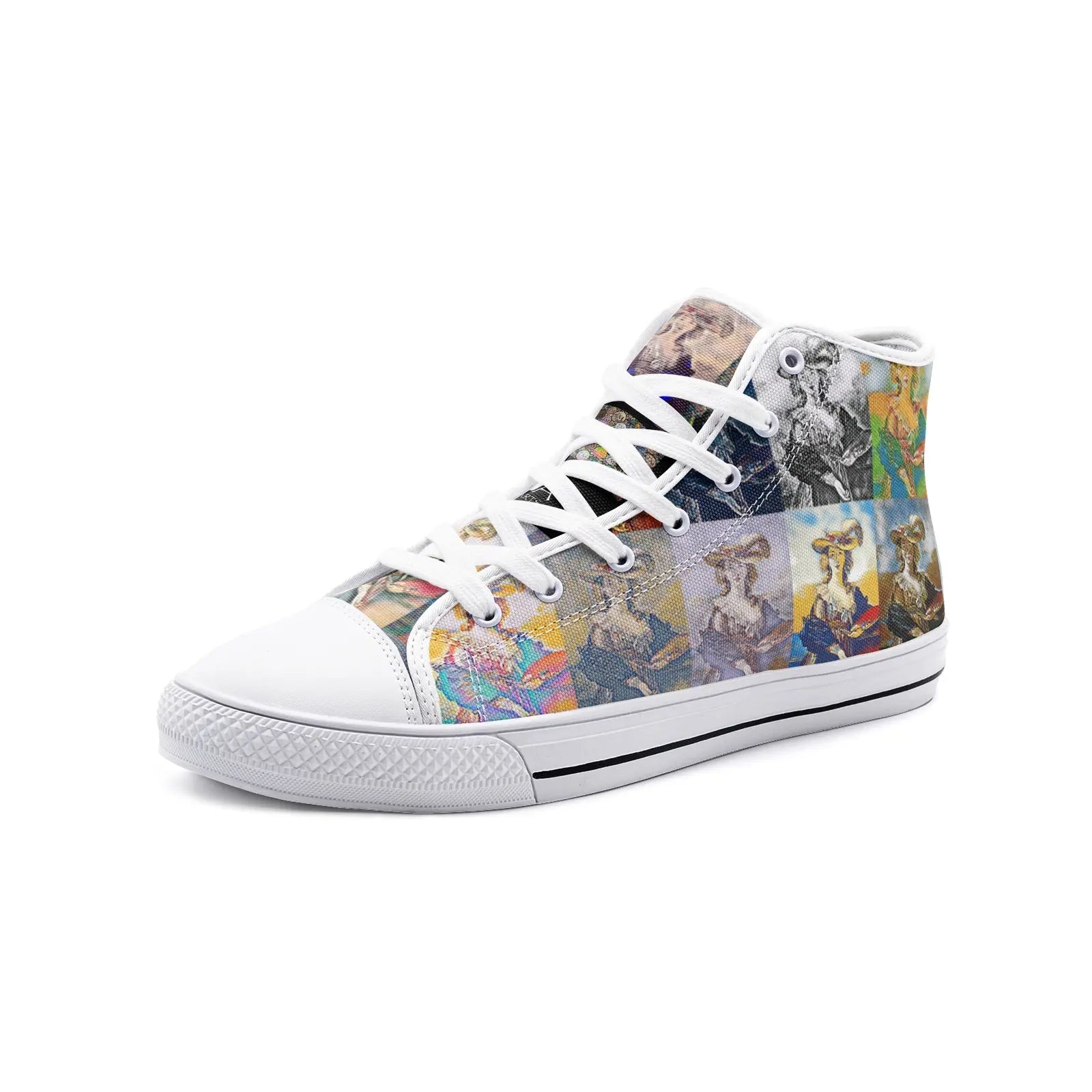 High top sneakers - School of painting - Elizabeth Lebrun Printy6