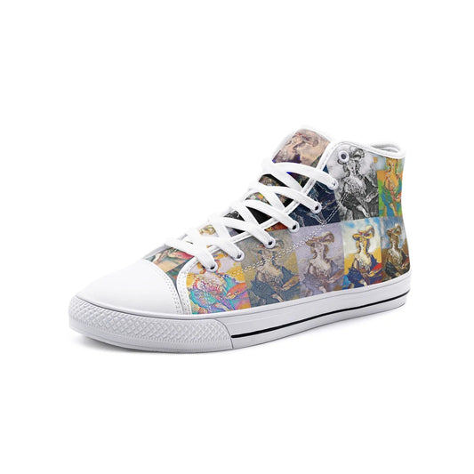 High top sneakers - School of painting - Elizabeth Lebrun Printy6