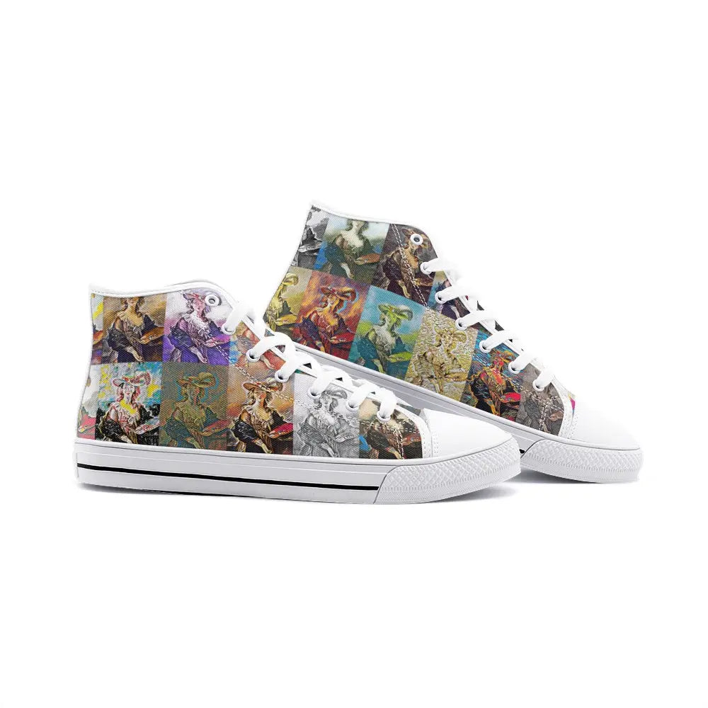 High top sneakers - School of painting - Elizabeth Lebrun Printy6