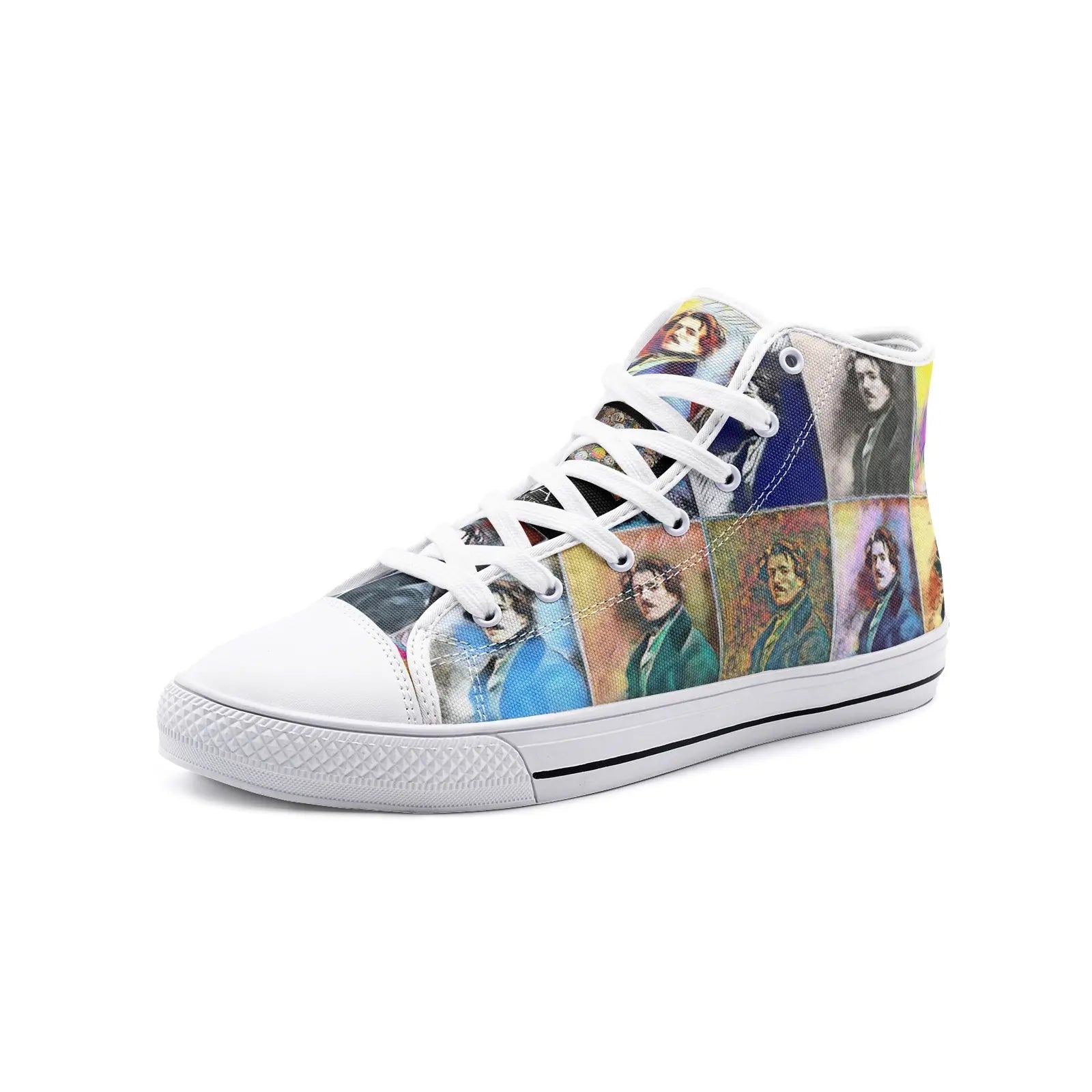 High top sneakers - School of painting - Eugene Delacroix Printy6