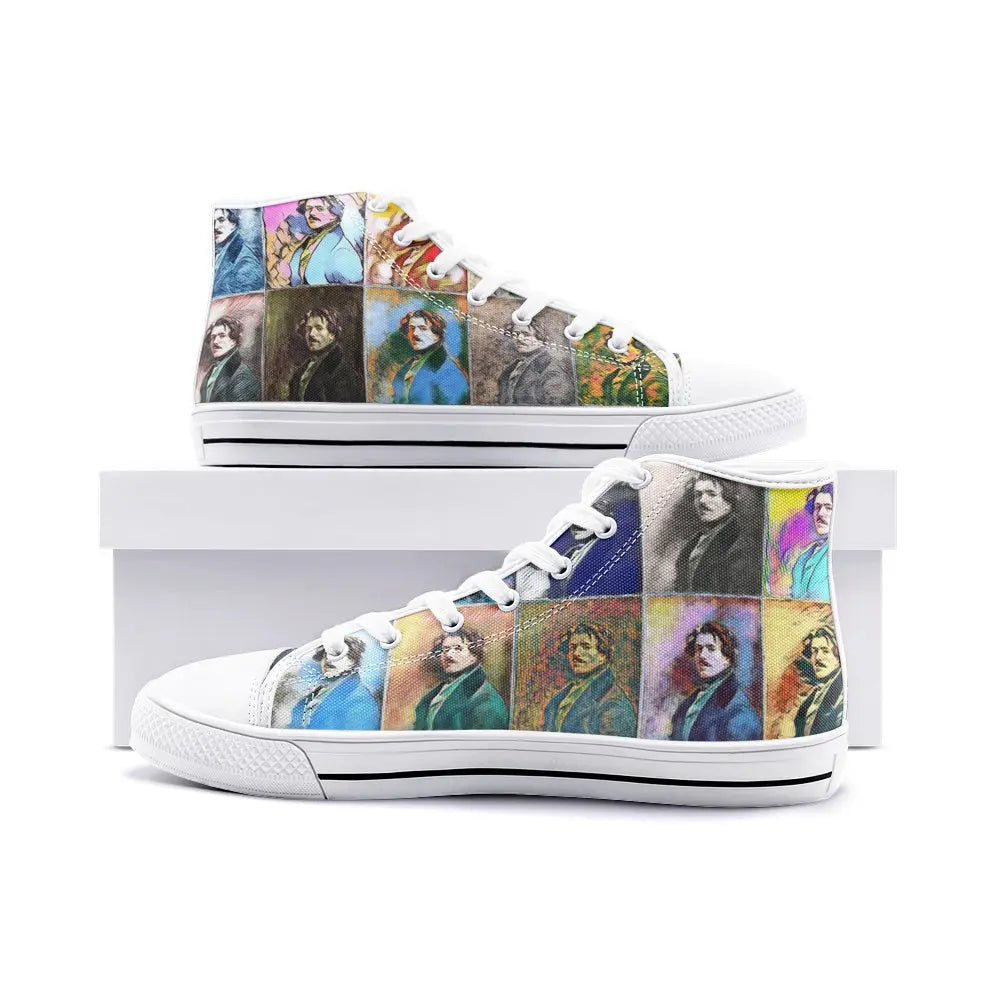 High top sneakers - School of painting - Eugene Delacroix Printy6