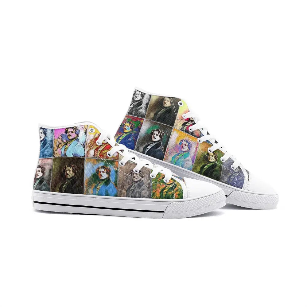 High top sneakers - School of painting - Eugene Delacroix Printy6