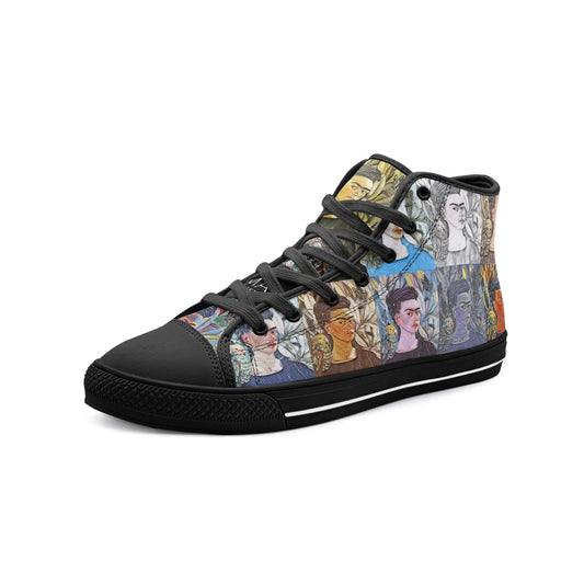 High top sneakers - School of painting - Frida Kahlo Printy6