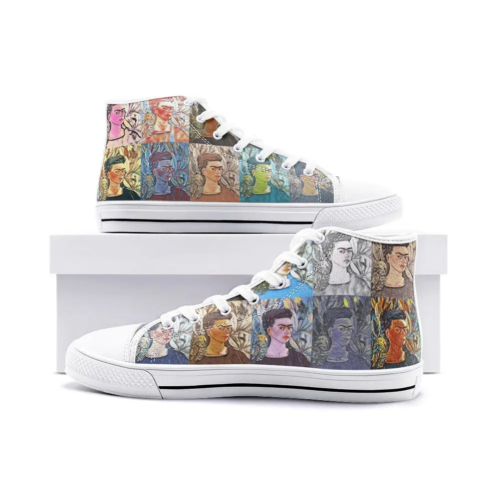 High top sneakers - School of painting - Frida Kahlo Printy6