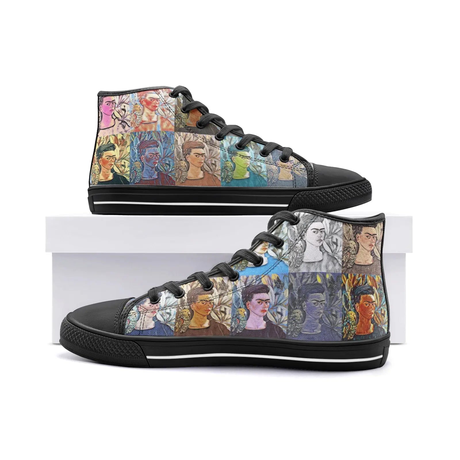 High top sneakers - School of painting - Frida Kahlo Printy6