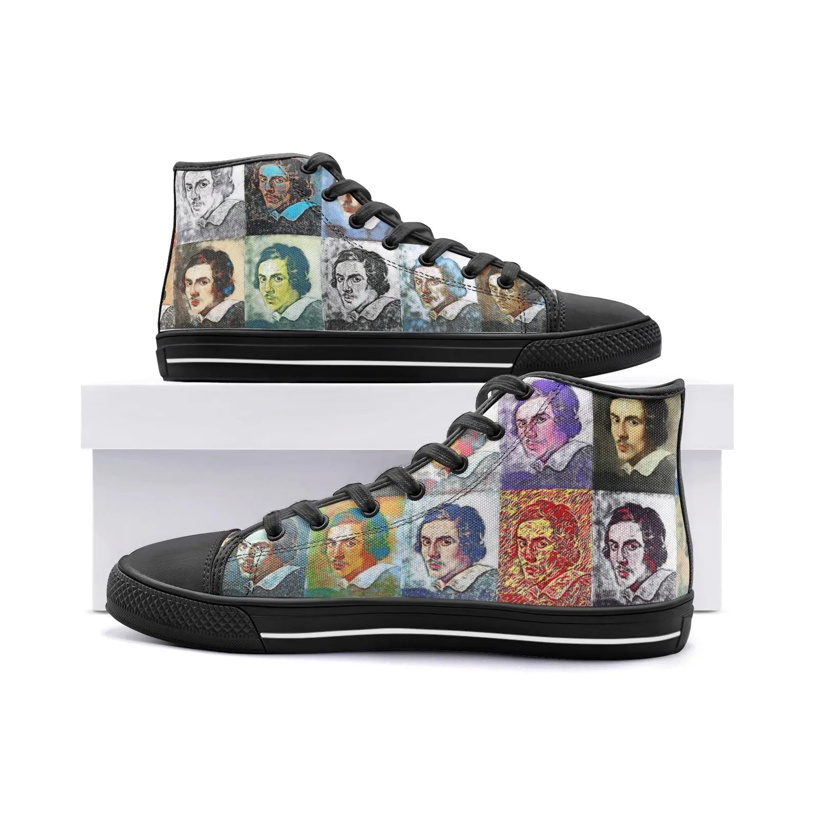 High top sneakers - School of painting - Gian Lorenzo Bernini Printy6