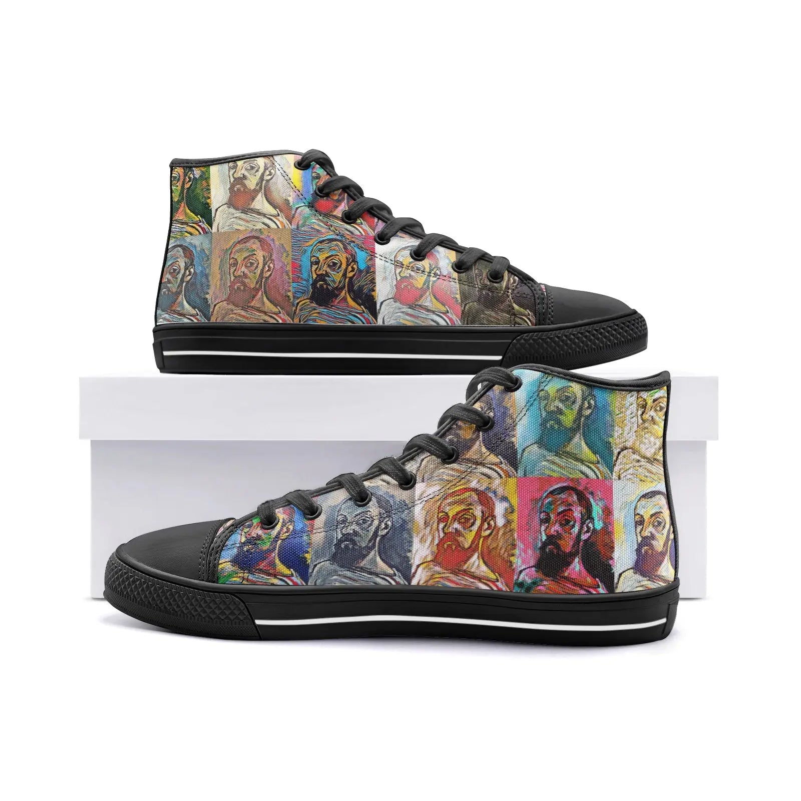 High top sneakers - School of painting - Henri Matisse Printy6