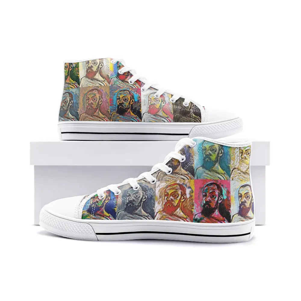 High top sneakers - School of painting - Henri Matisse Printy6