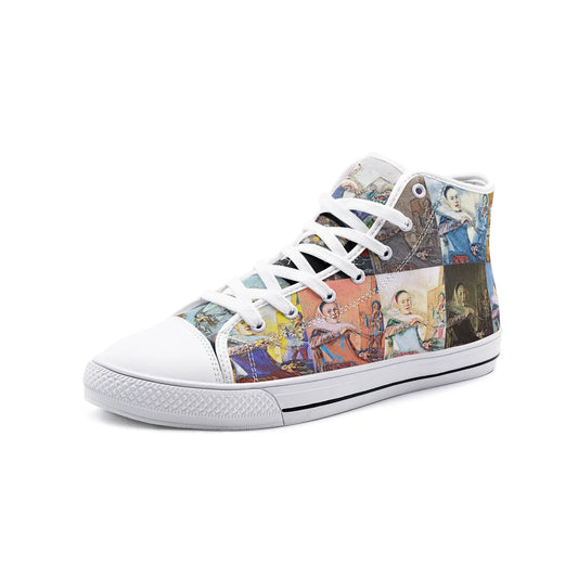 High top sneakers - School of painting - Judith Leyster Printy6
