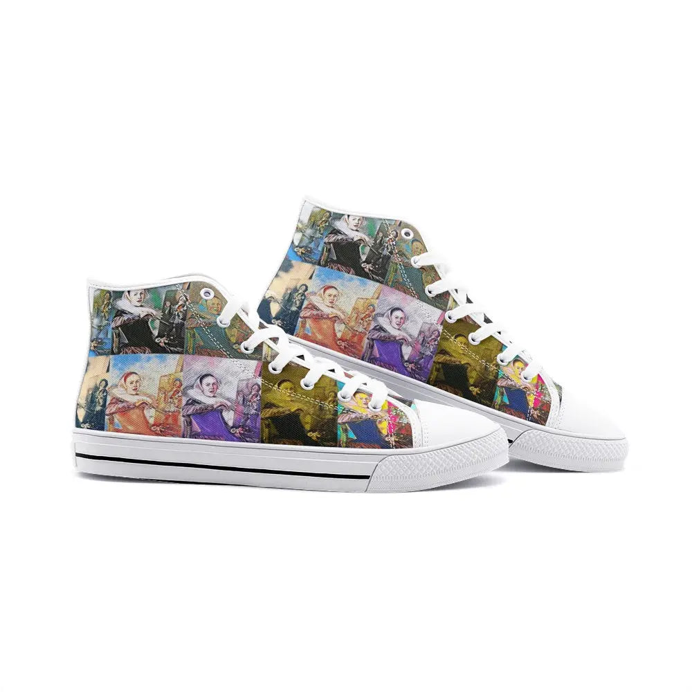 High top sneakers - School of painting - Judith Leyster Printy6