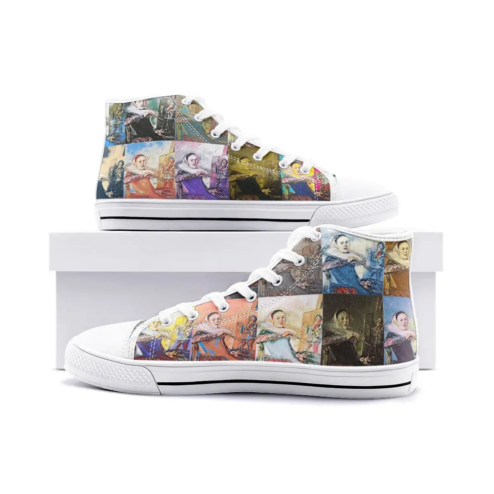 High top sneakers - School of painting - Judith Leyster Printy6