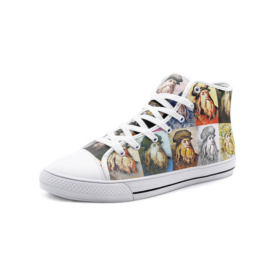 High top sneakers - School of painting - Leonardo Da Vinci Printy6