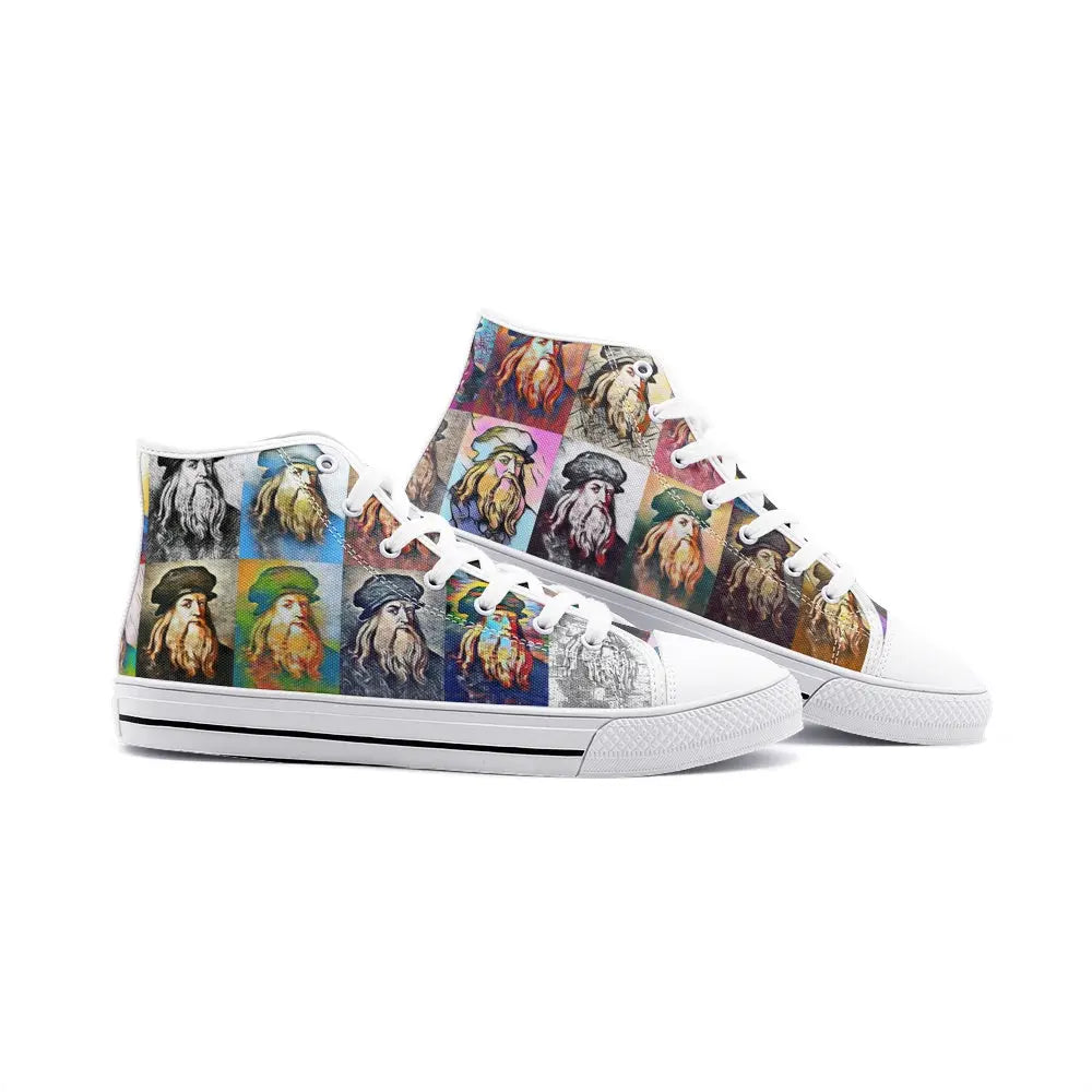 High top sneakers - School of painting - Leonardo Da Vinci Printy6