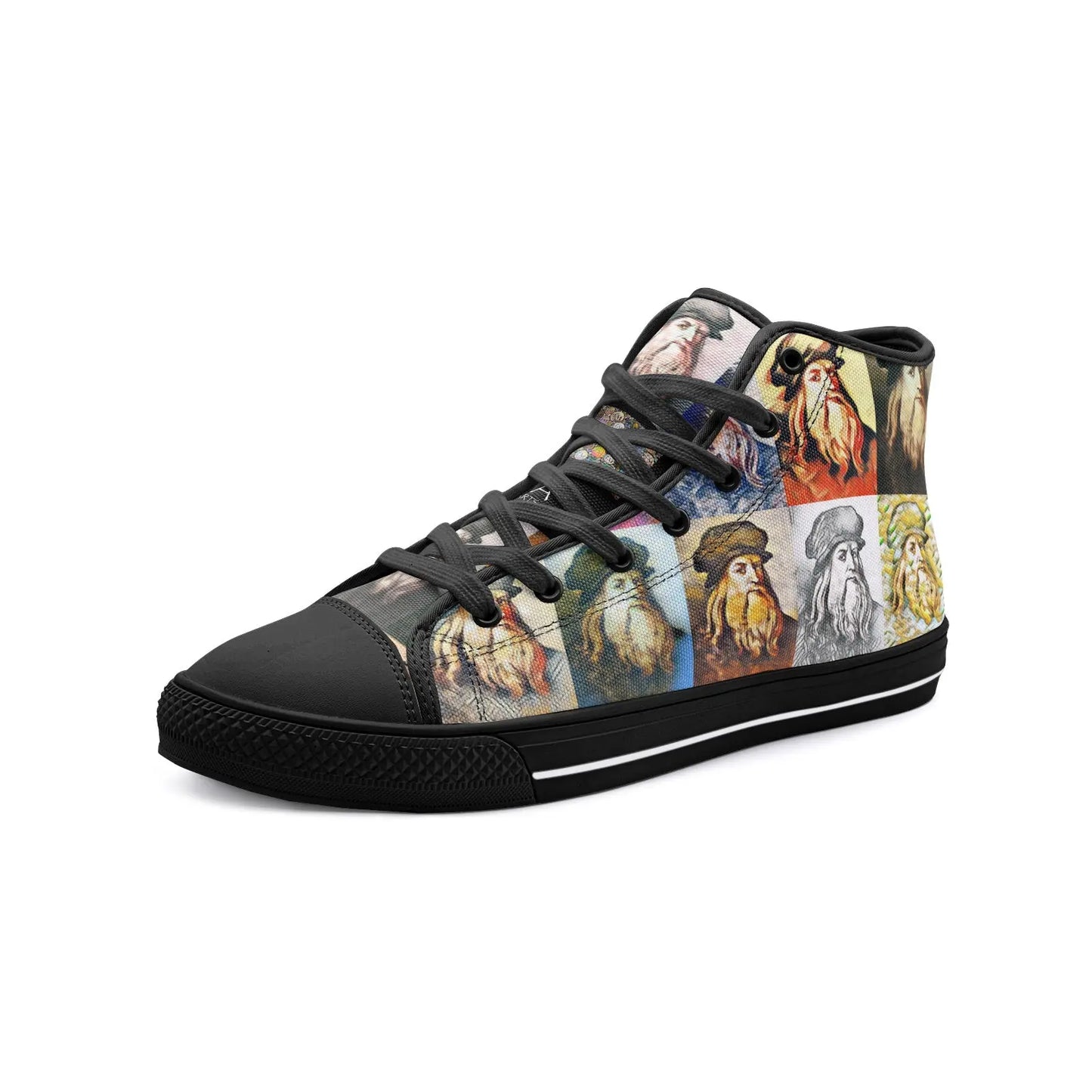 High top sneakers - School of painting - Leonardo Da Vinci Printy6