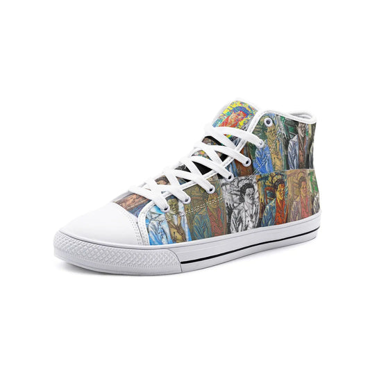 High top sneakers - School of painting - Lois Mailou Jones Printy6