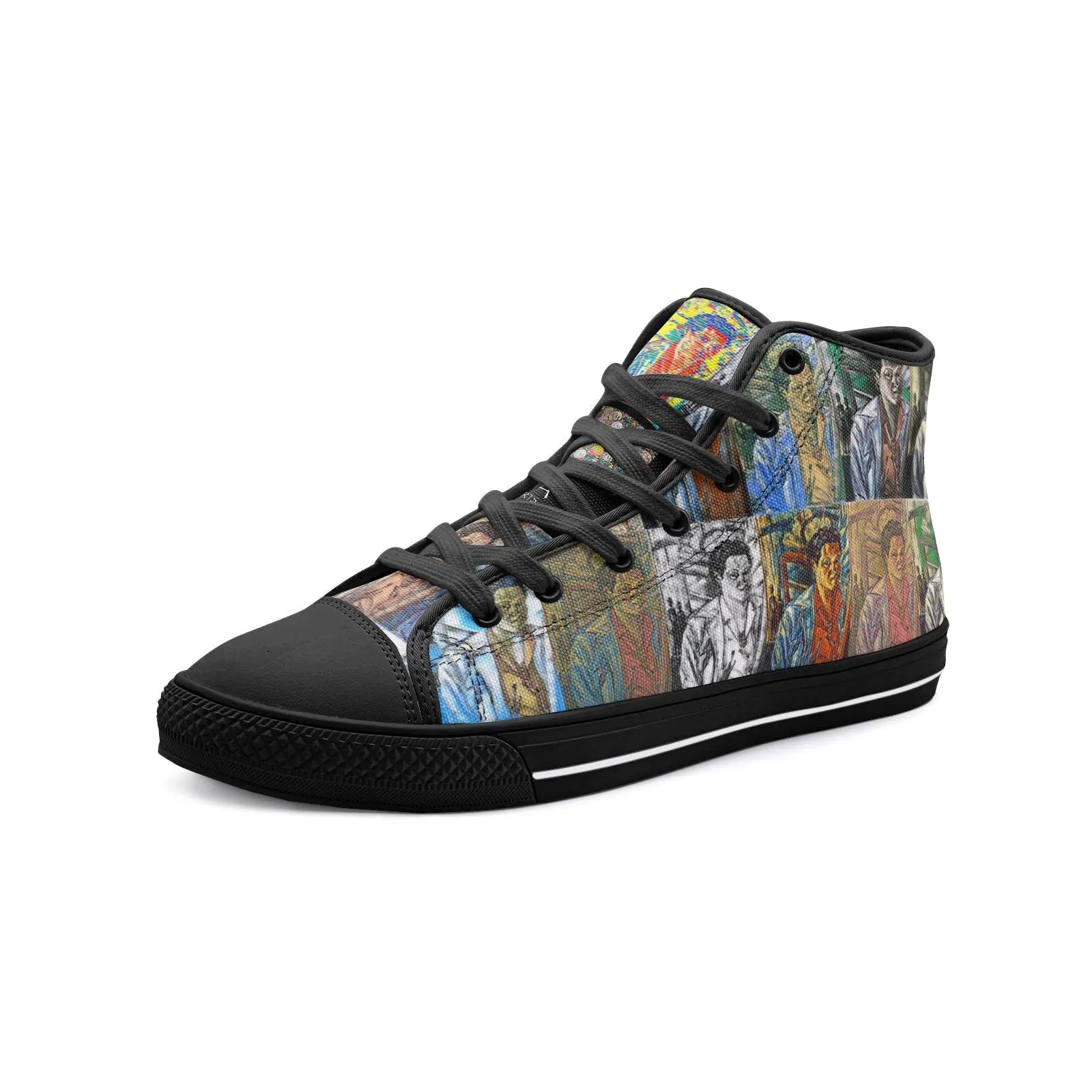 High top sneakers - School of painting - Lois Mailou Jones Printy6