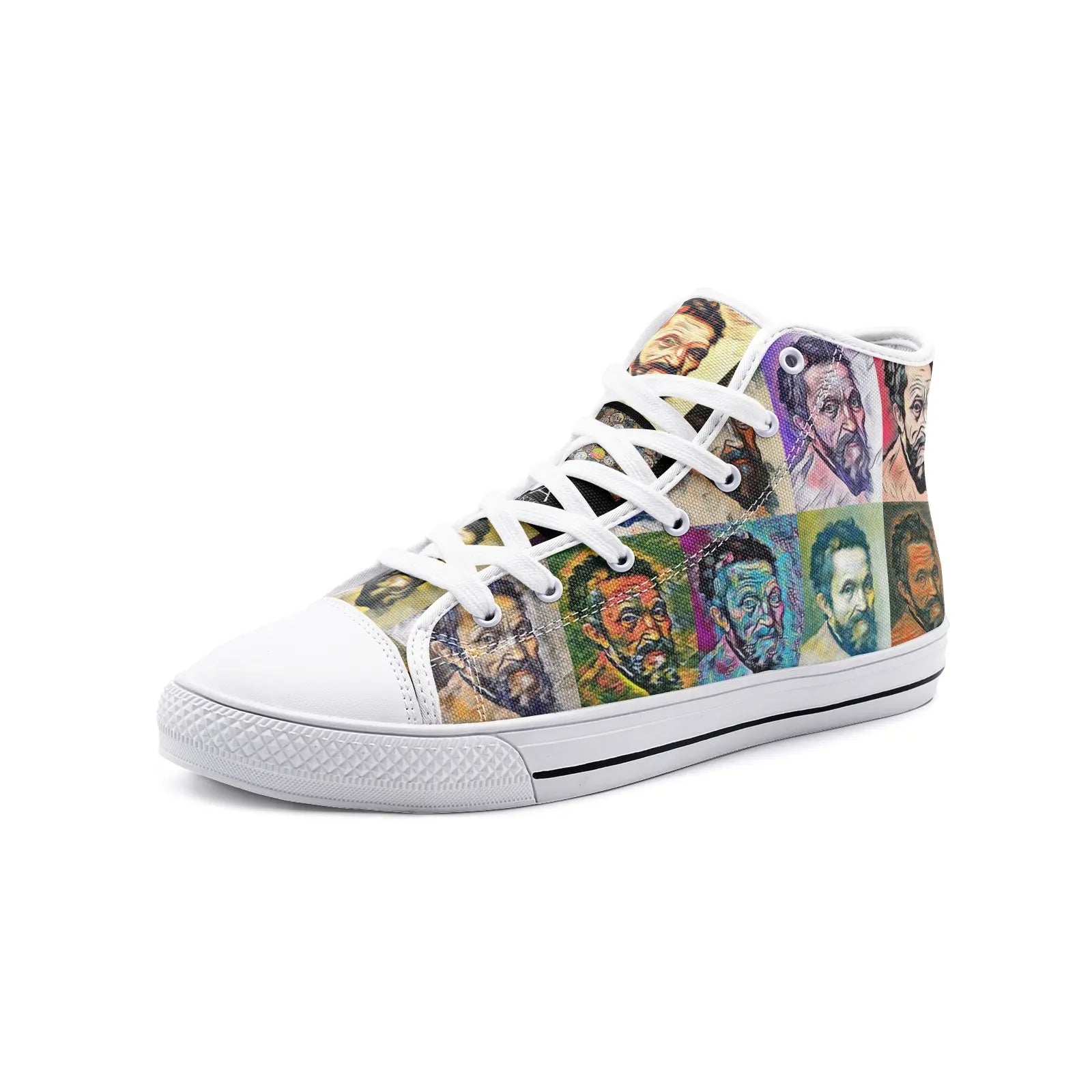High top sneakers - School of painting - Michelangelo Buonarroti Printy6