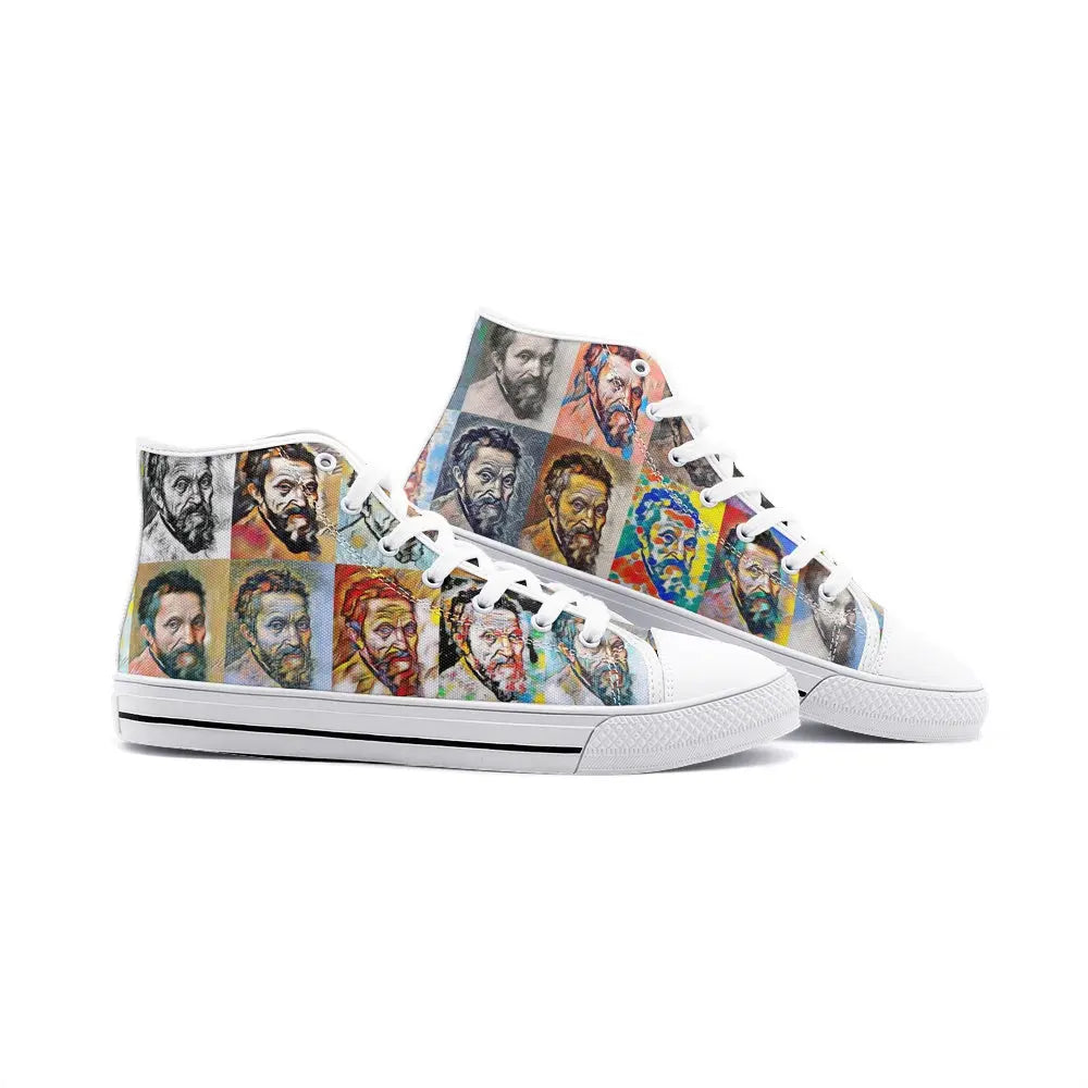 High top sneakers - School of painting - Michelangelo Buonarroti Printy6