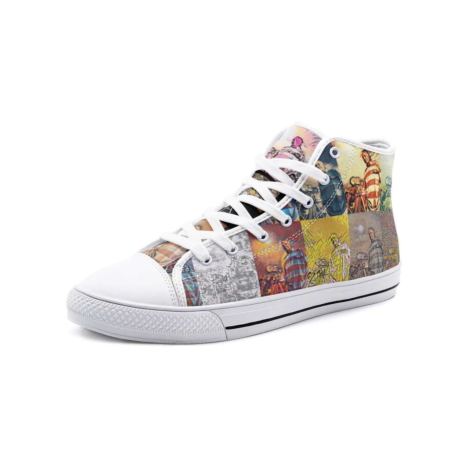 High top sneakers - School of painting - Mohammed Oumouloud Abbazi Printy6