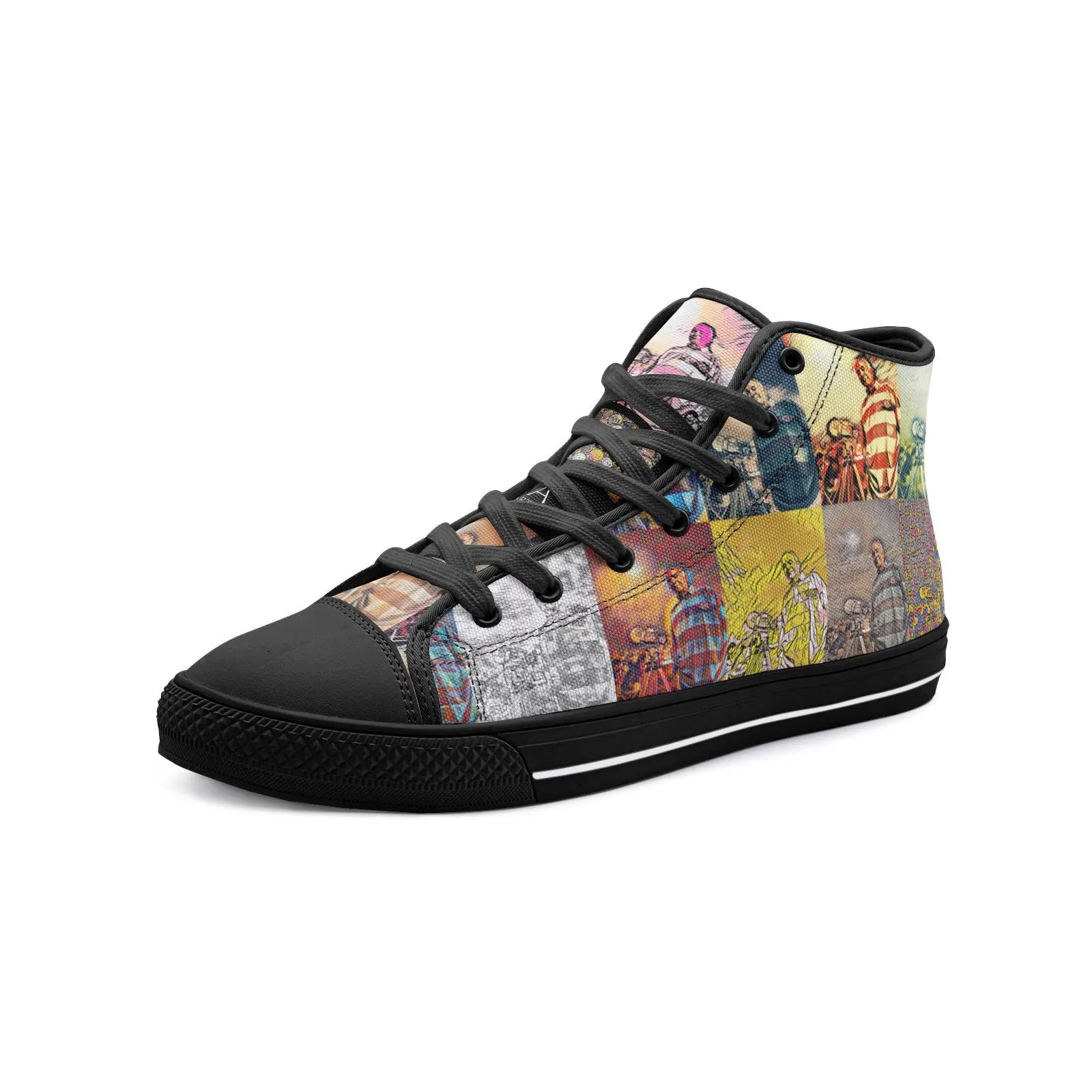 High top sneakers - School of painting - Mohammed Oumouloud Abbazi Printy6
