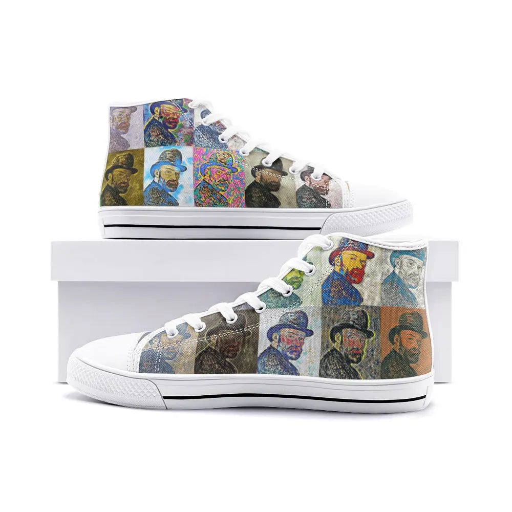 High top sneakers - School of painting - Paul Cezanne Printy6