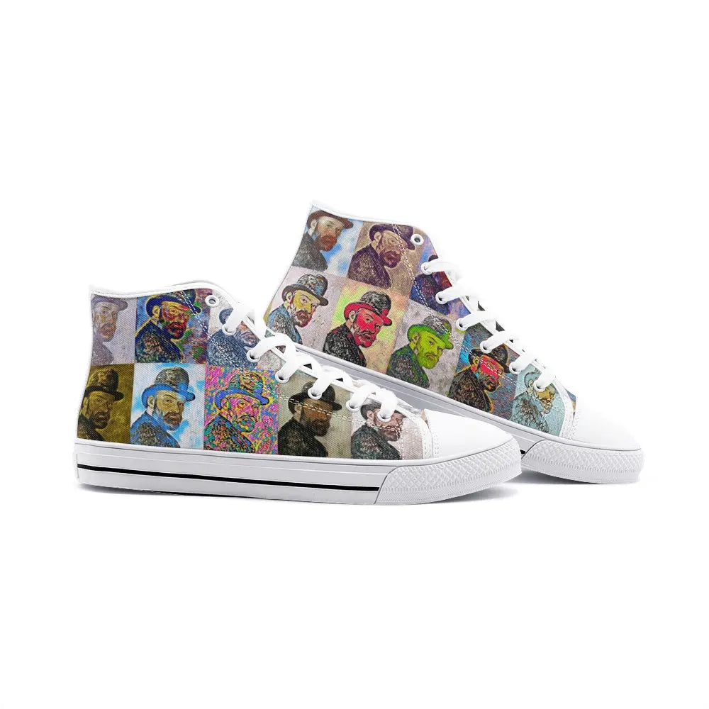 High top sneakers - School of painting - Paul Cezanne Printy6