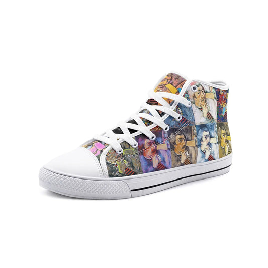 High top sneakers - School of painting - Paul Gauguin Printy6