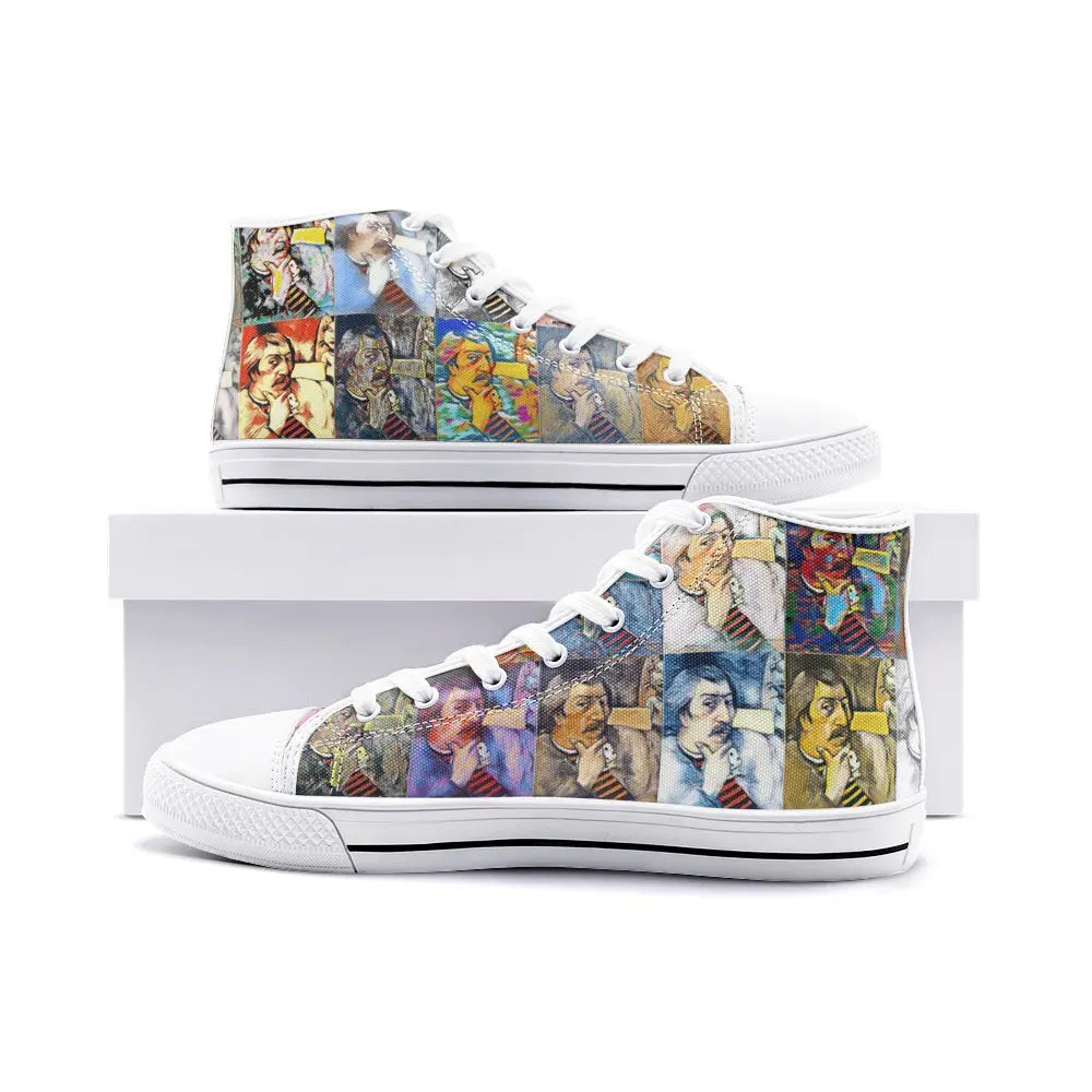 High top sneakers - School of painting - Paul Gauguin Printy6