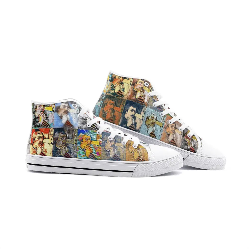 High top sneakers - School of painting - Paul Gauguin Printy6