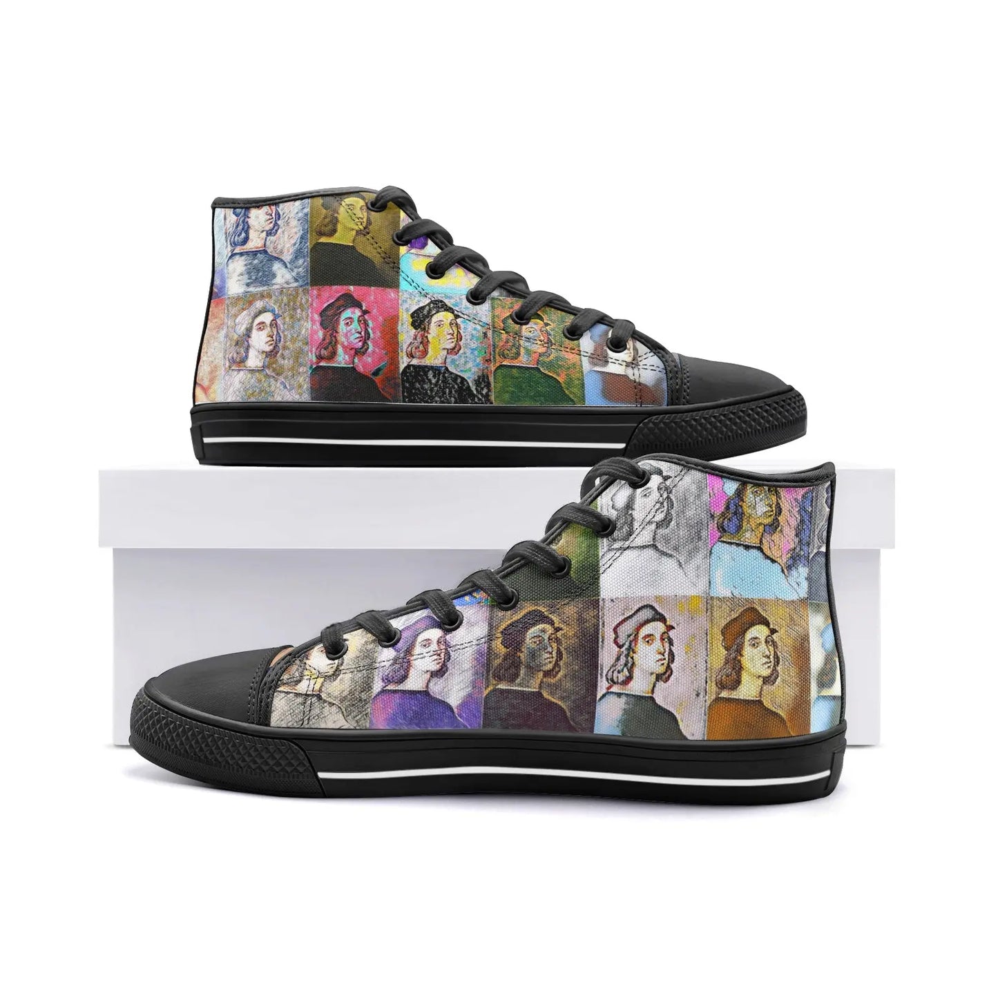 High top sneakers - School of painting - Raphael Da Urbino Printy6