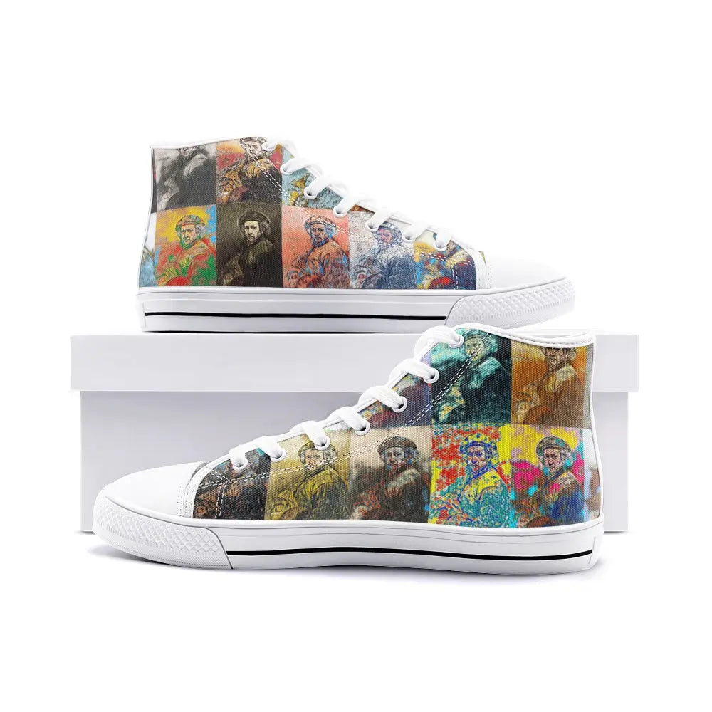 High top sneakers - School of painting - Rembrandt Van Rijn Printy6