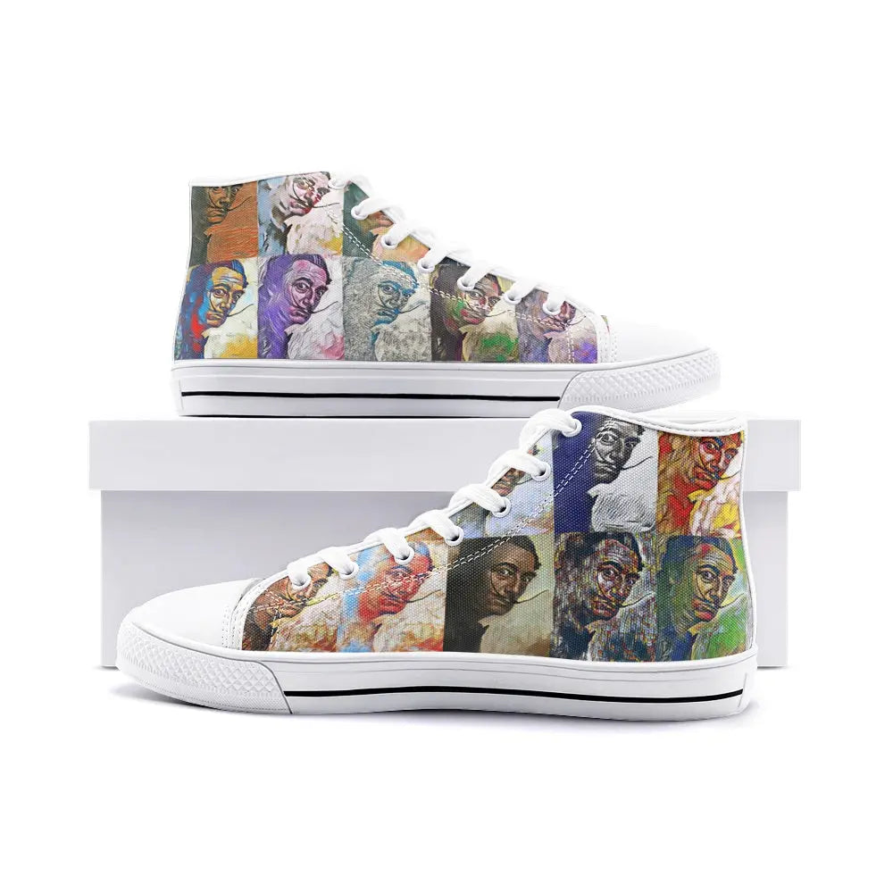 High top sneakers - School of painting - Salvador Dali Printy6