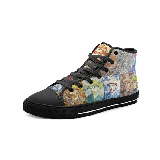 High top sneakers - School of painting - Vincent Van Gogh Printy6