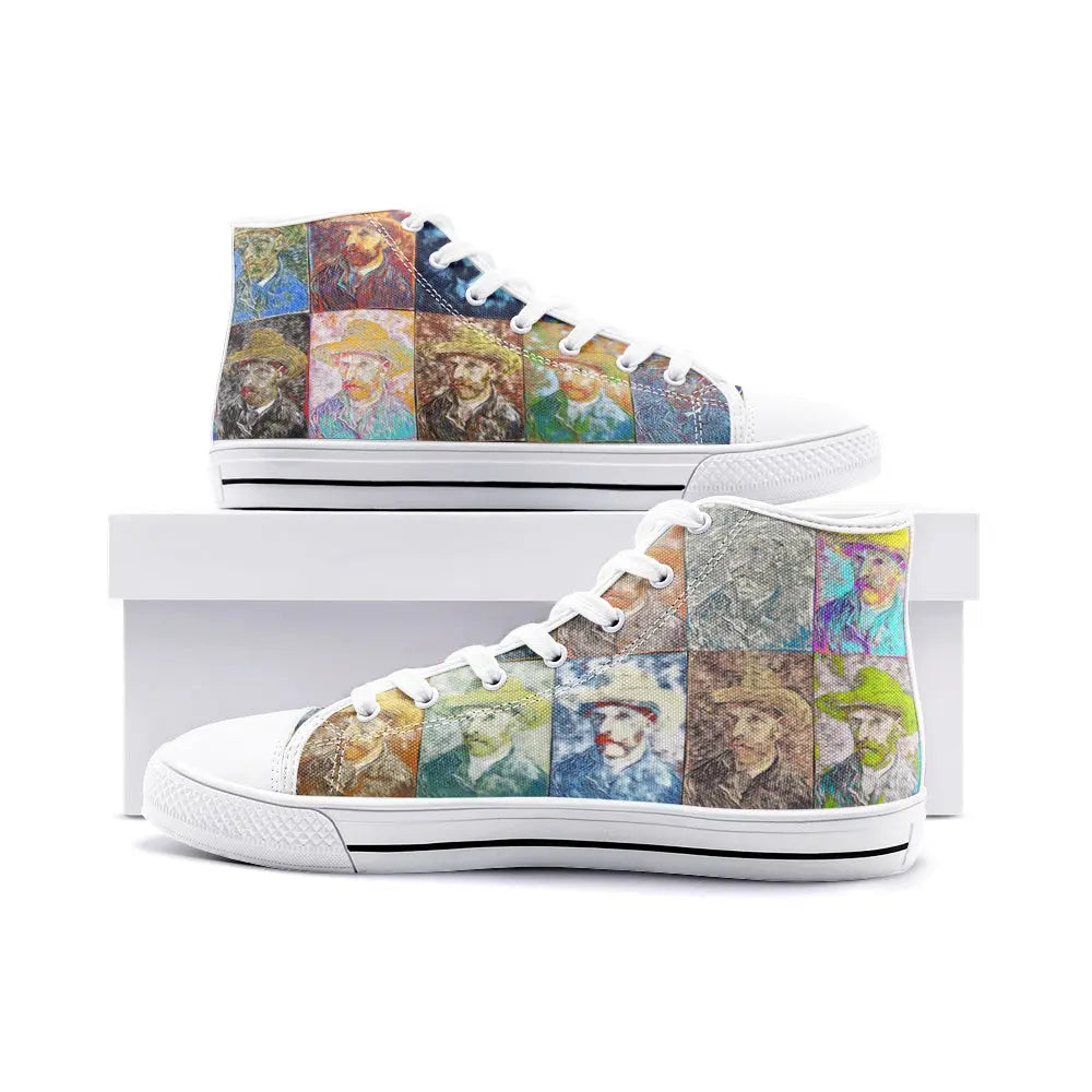 High top sneakers - School of painting - Vincent Van Gogh Printy6