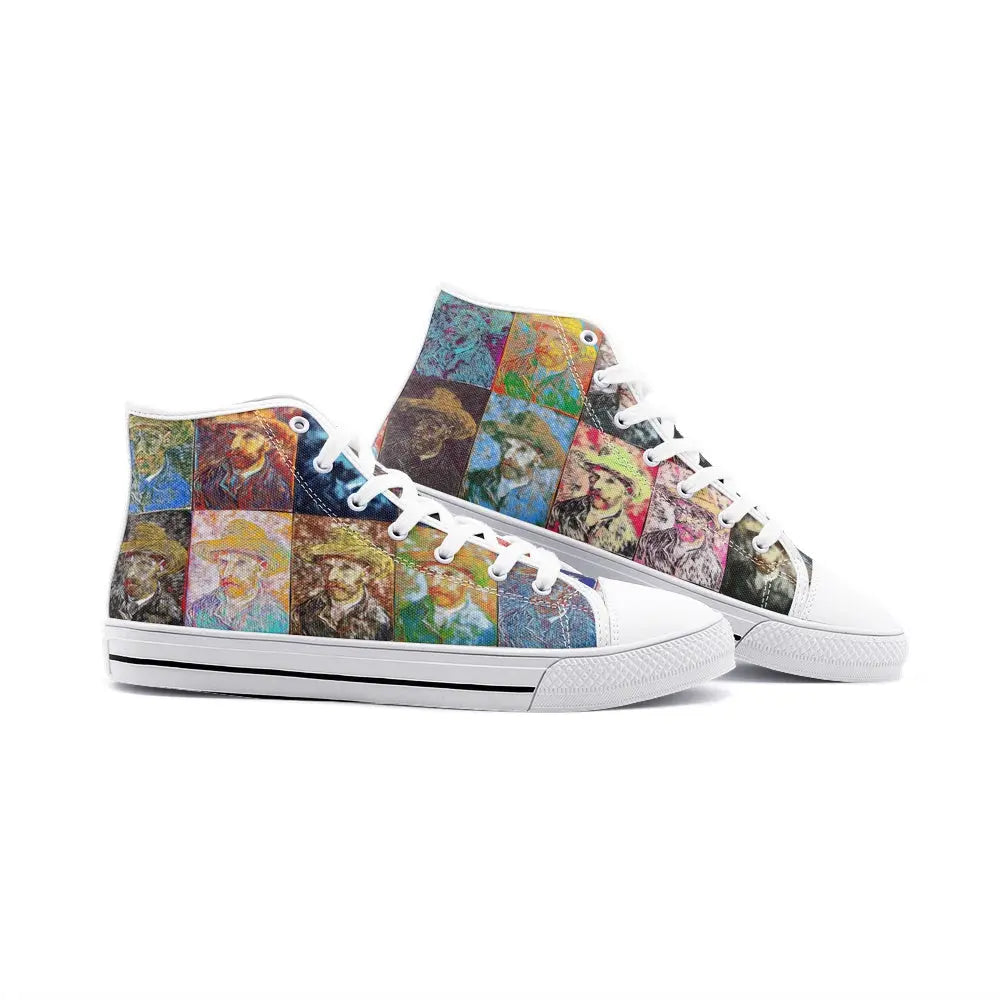 High top sneakers - School of painting - Vincent Van Gogh Printy6