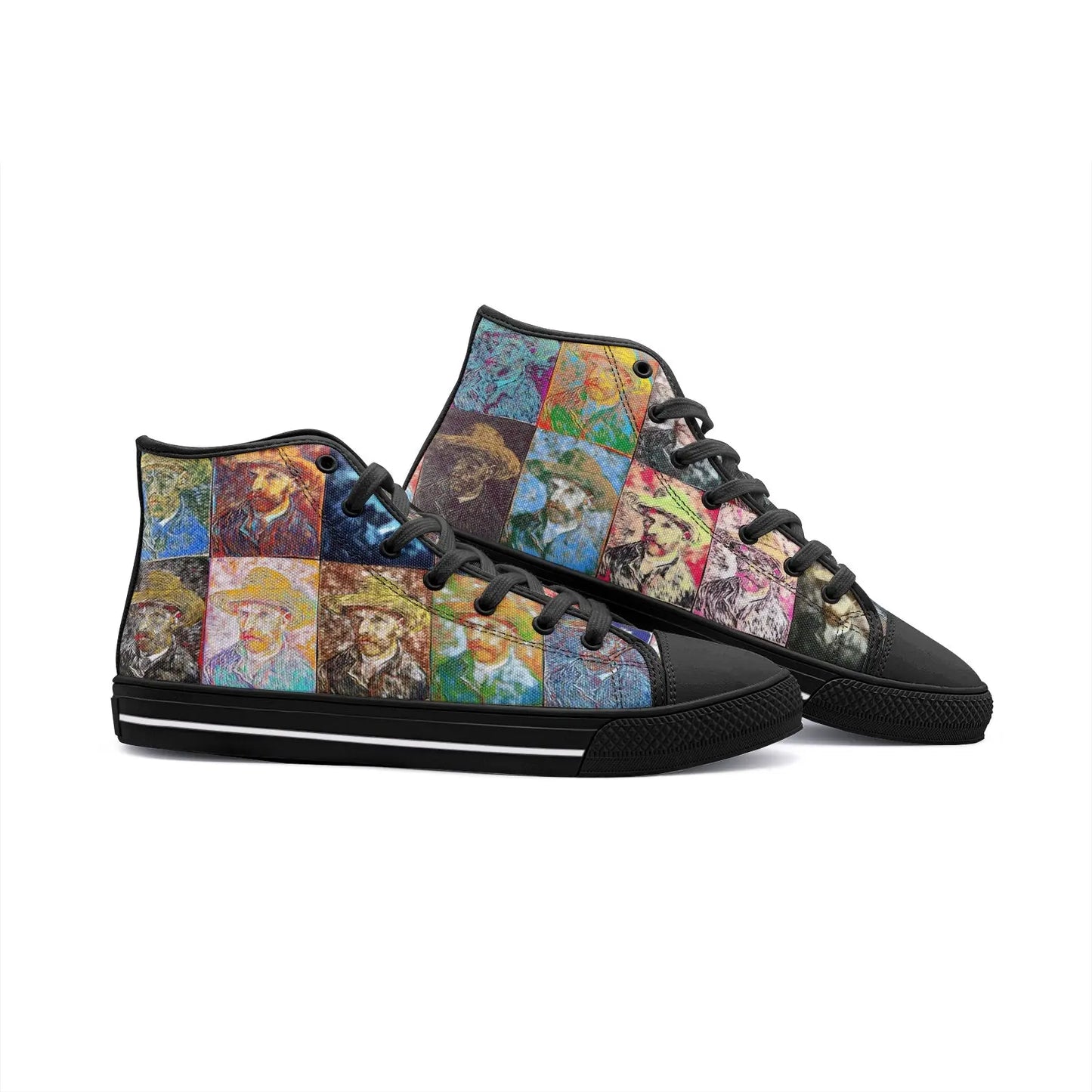 High top sneakers - School of painting - Vincent Van Gogh Printy6