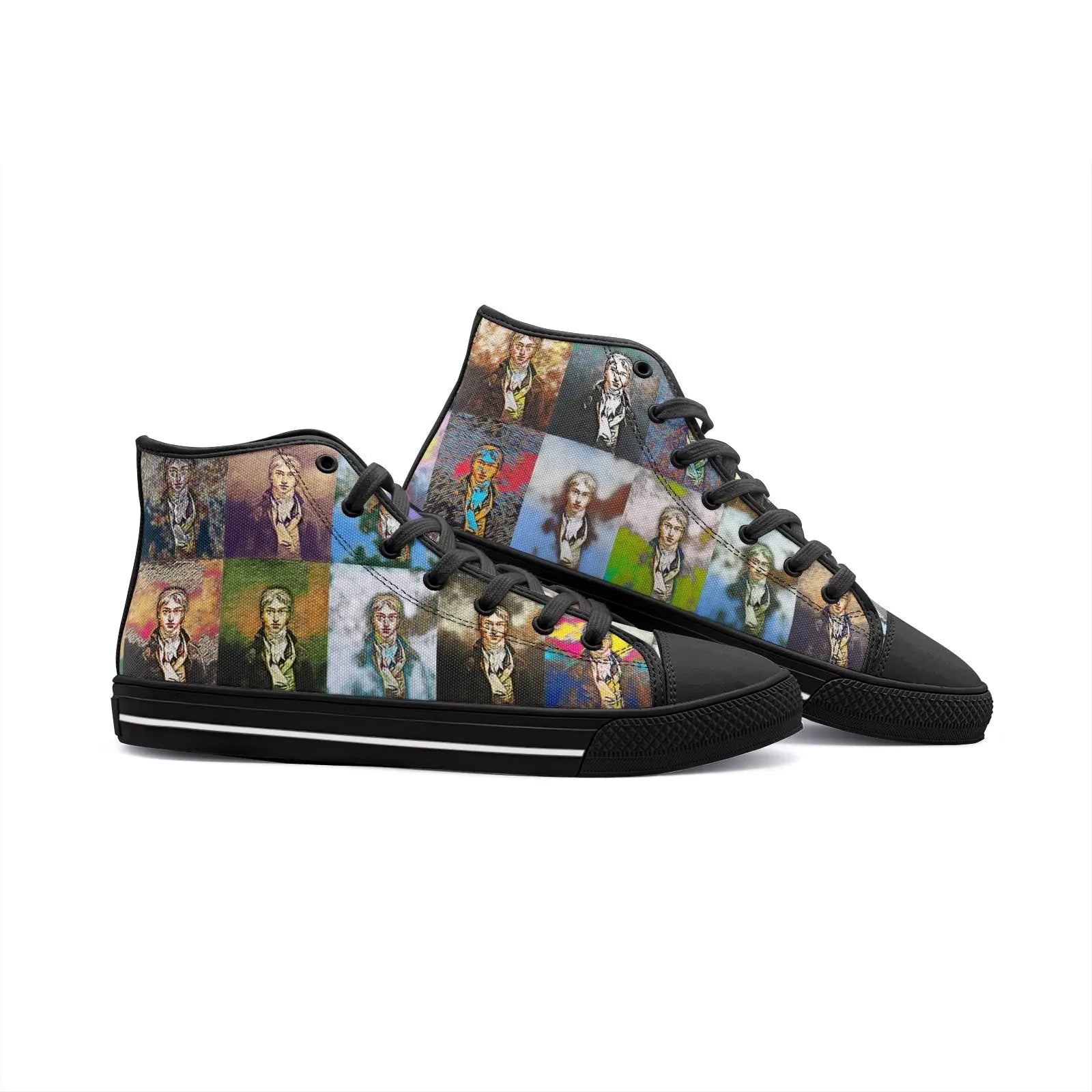 High top sneakers - School of painting - William Turner Printy6