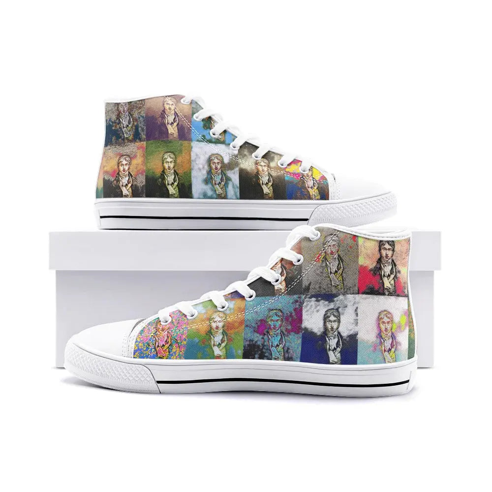 High top sneakers - School of painting - William Turner Printy6