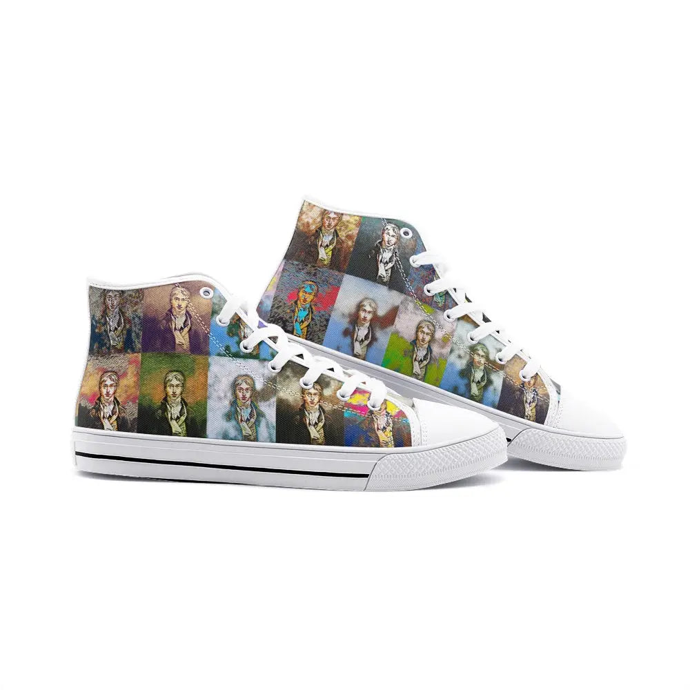 High top sneakers - School of painting - William Turner Printy6
