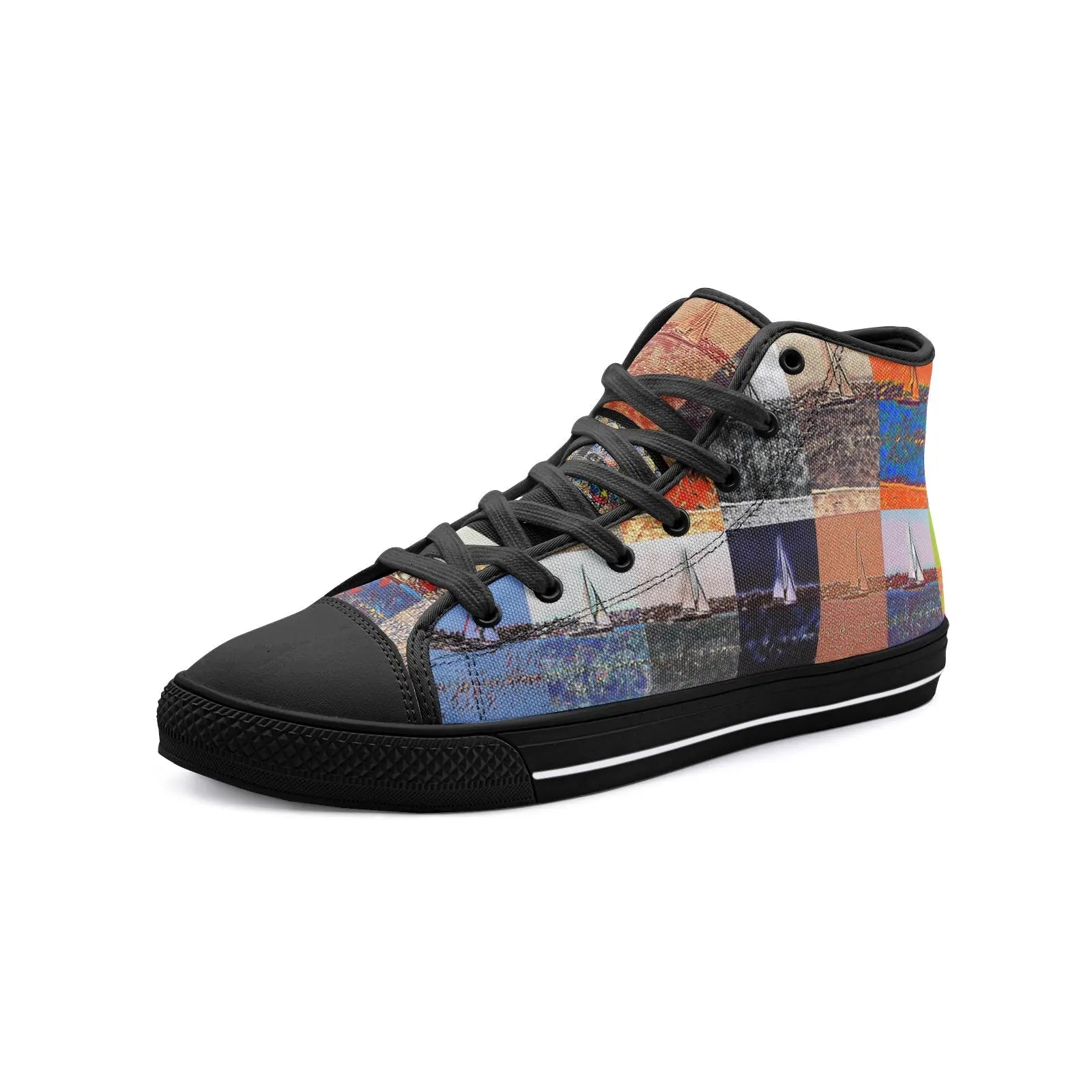 High top sneakers - The show must go on - Marina del Rey Printy6
