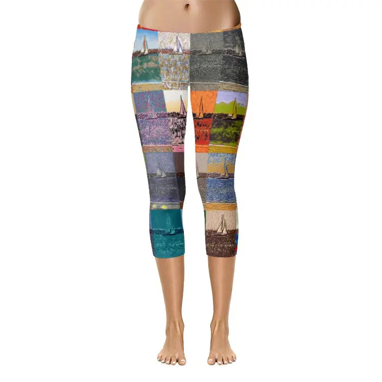 Leggings - The show must go on - Marina del Rey Printy6