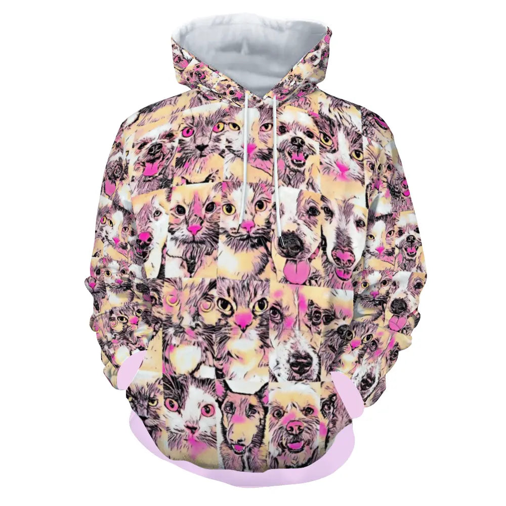 Plush hoodie with pockets - Club 99 ThisNew