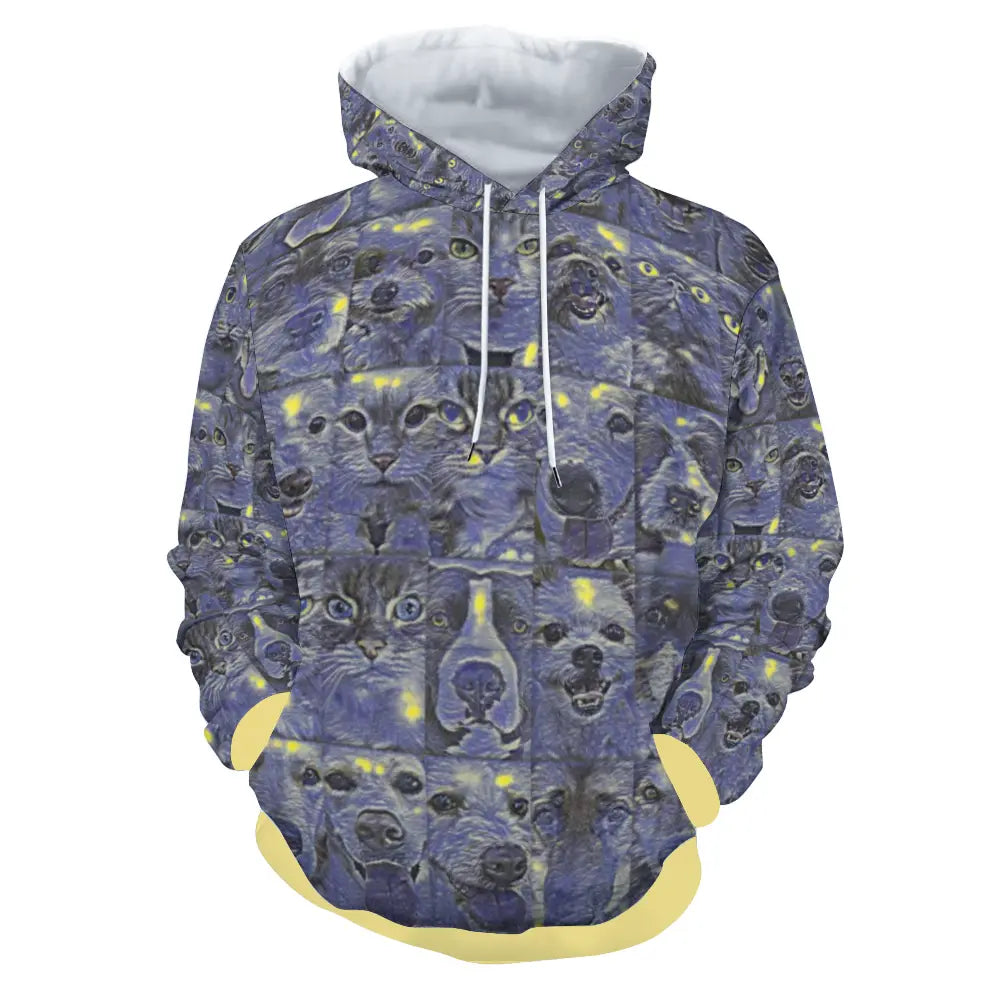 Plush hoodie with pockets - Club 99 ThisNew