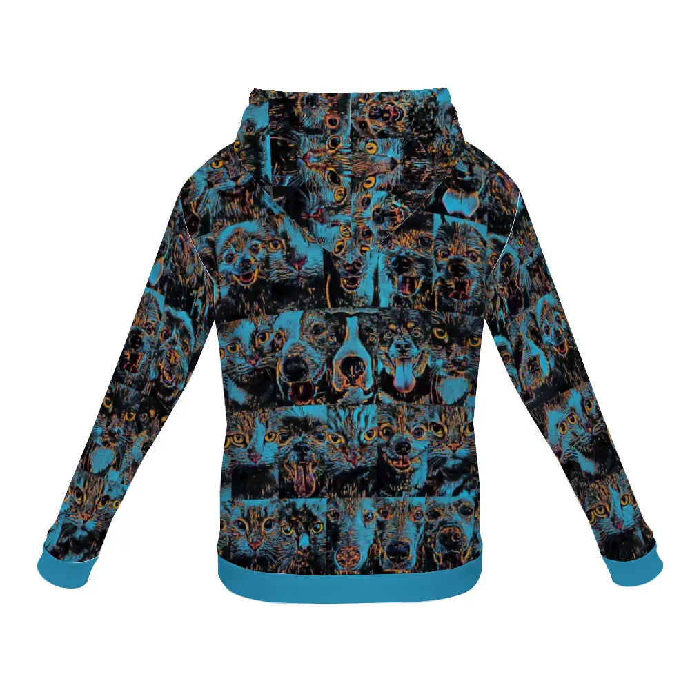 Plush hoodie with pockets - Club 99 ThisNew