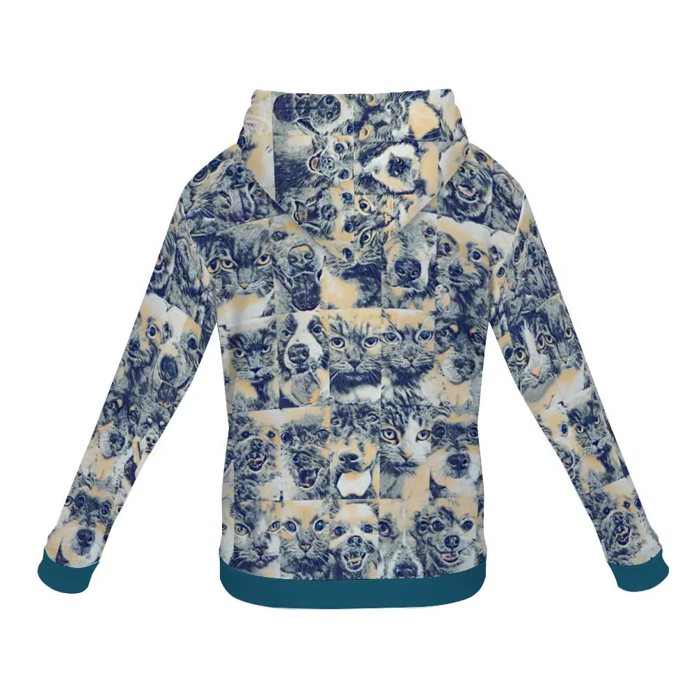 Plush hoodie with pockets - Club 99 ThisNew