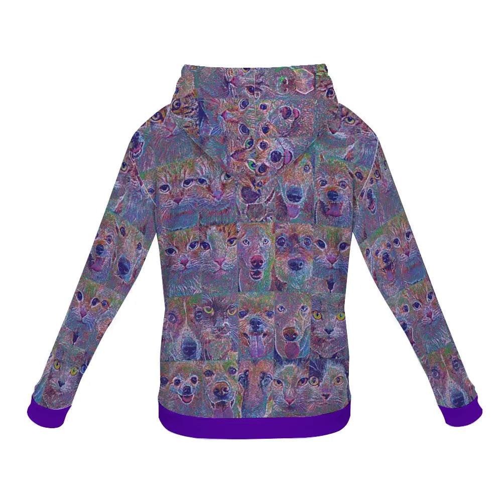 Plush hoodie with pockets - Club 99 ThisNew