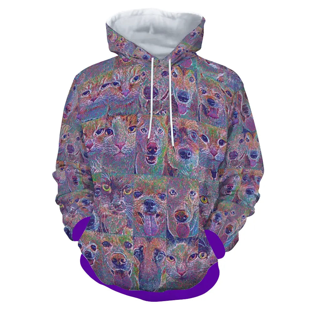 Plush hoodie with pockets - Club 99 ThisNew